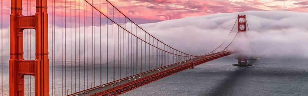 San Francisco: De mist zie je vanaf hier!