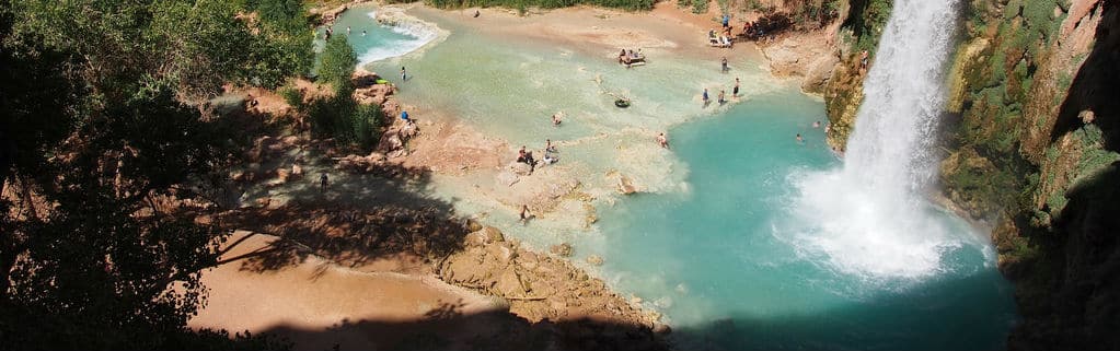 Havasu Falls, Grand Canyon: waterval van paradijselijke schoonheid